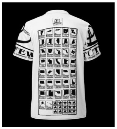 The D Dreams Inc T.U.T.F.E.W./Color Collar/Nation/USA/2012/Black Ink