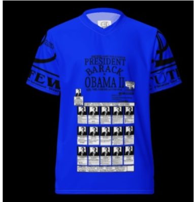 The D Dreams Inc T.U.T.F.E.W./Color Collar/Politics/Pres. Obama/1st term/Graphic/Black Ink Front